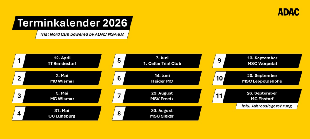 2026 termine nordcup